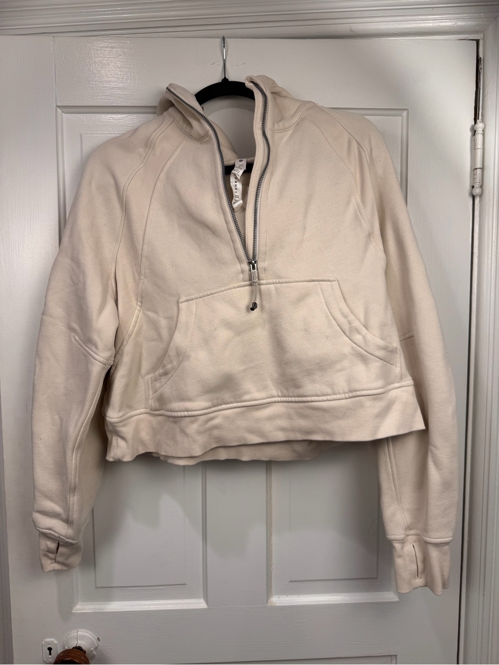 lululemon athletica Cream Half-Zip Pullover